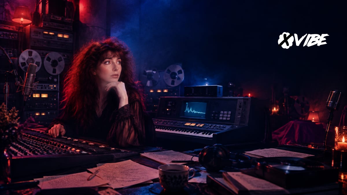 Ilustracja wpisu o albumie Hounds of Love Kate Bush